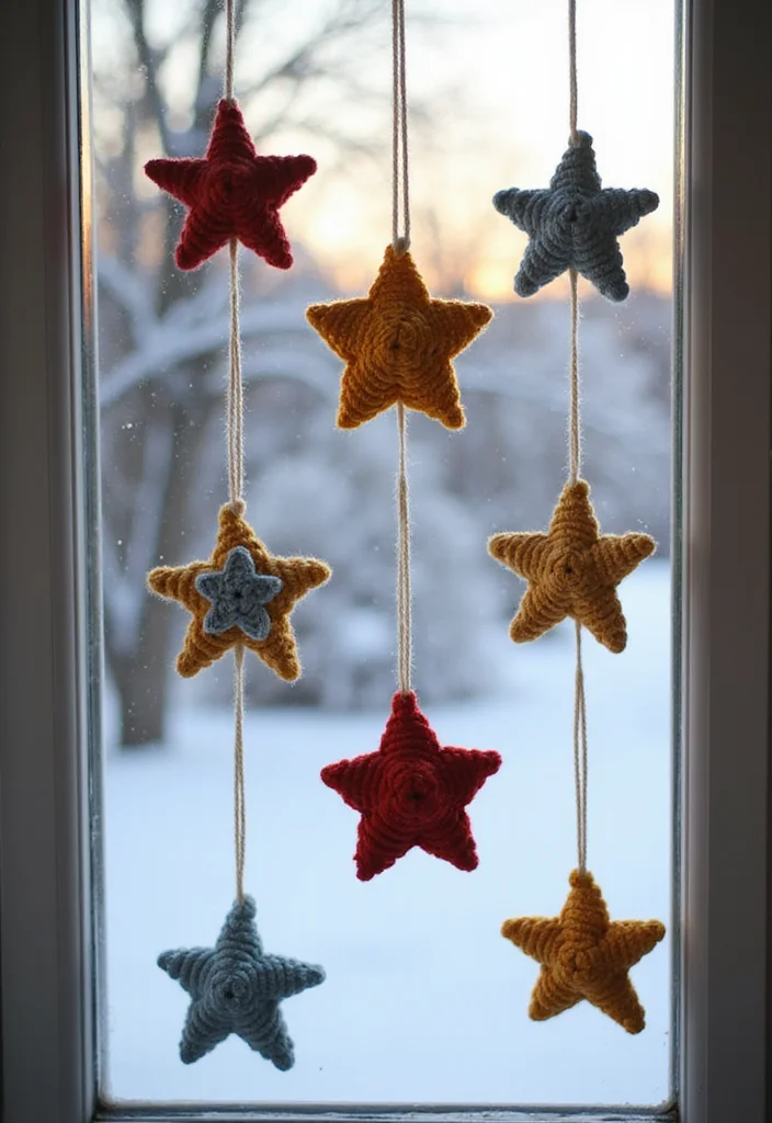 Christmas Crochet Patterns Free: Festive Guide for Handmade Decor with 22 Inspiring Creations - 18. Crochet Christmas Stars