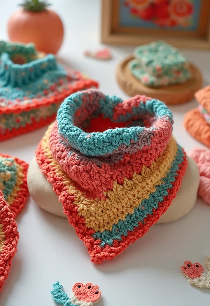 Crochet Bandana Pattern Free: Step-by-Step Guide to Trendy Bandanas with 22 Variations - 12. Patch Bandana