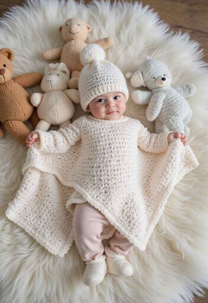 Crochet Bandana Pattern Free: Step-by-Step Guide to Trendy Bandanas with 22 Variations - 17. Baby Blanket Bandana