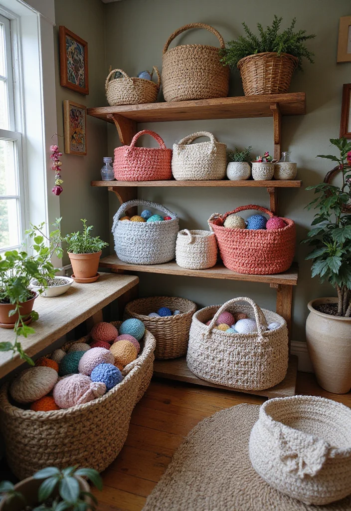 Crochet Basket Pattern Free: How to Make Practical and Stylish Baskets with 22 Visual Examples - Conclusion: Embrace Your Creativity with Crochet Baskets