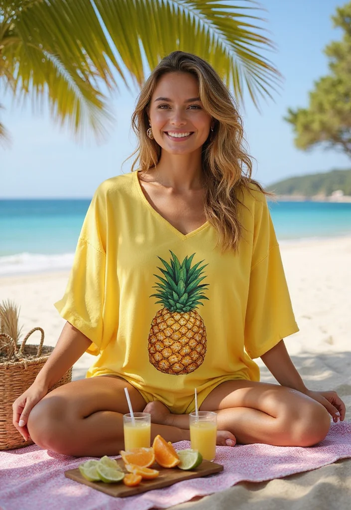 Crochet Beach Cover Up: Stylish Guide to Summer Projects with 22 Lovely Examples - 11. Pineapple Paradise Cover Up