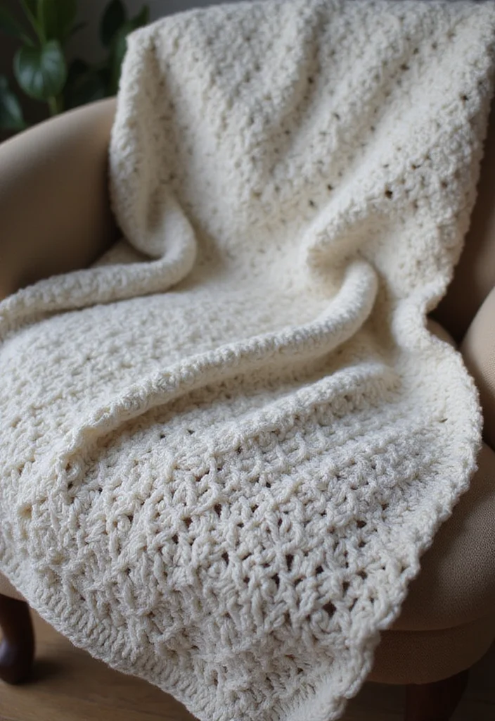 Crochet Blanket Patterns Free: Ultimate Guide for Cozy Blankets with 22 Beautiful Examples - 9. The Tunisian Crochet Blanket