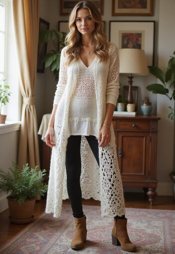 Crochet Blouse Free Pattern: Stylish Guide to Handmade Tops with 22 Elegant Designs - 5. The Versatile Tunic