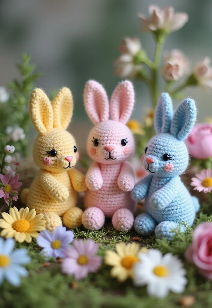 Crochet Bunny Pattern Free: Fun Guide for Adorable Bunny Projects with 22 Cute Designs - 2. Miniature Bunnies