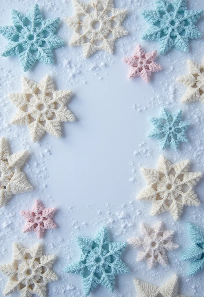 Crochet Christmas Ornaments Free: Festive Guide to Handmade Decorations with 22 Creative Designs - 11. Funky Crochet Snowflakes