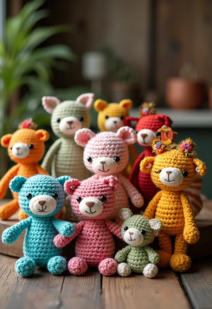 Crochet Dolls Free Patterns: Step-by-Step Guide to Crafting Adorable Dolls with 22 Inspirations - 2. Amigurumi Animal Friends