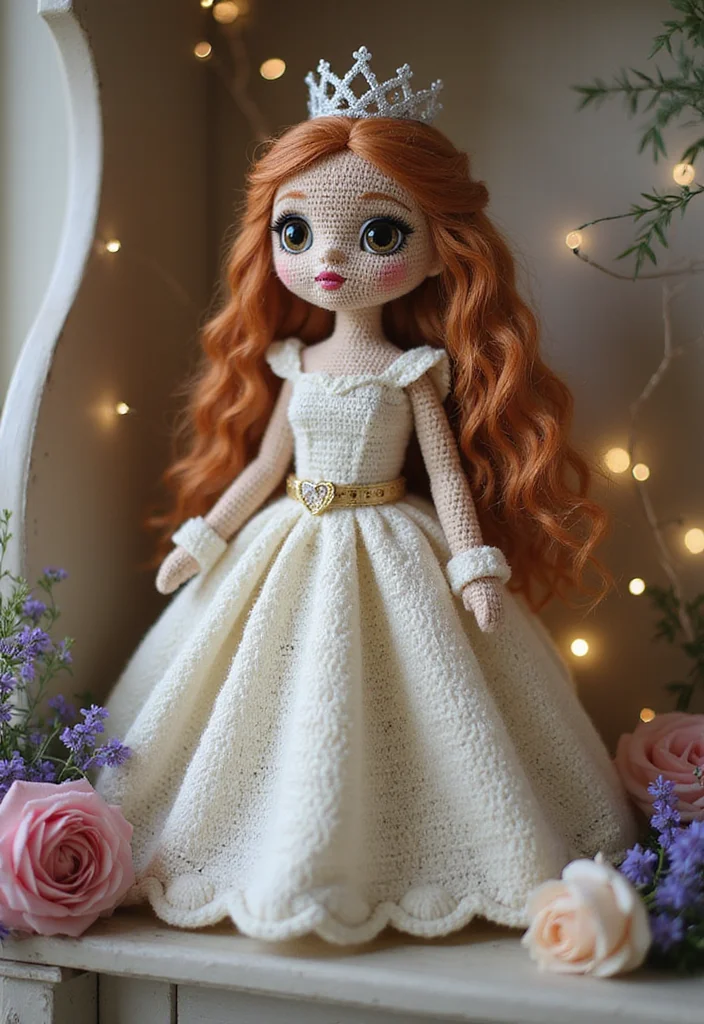 Crochet Dolls Free Patterns: Step-by-Step Guide to Crafting Adorable Dolls with 22 Inspirations - 3. Fairy Tale Princess Doll