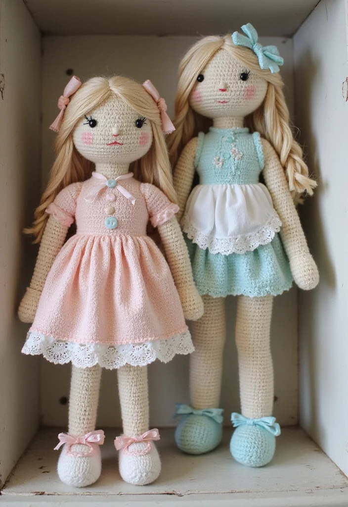 Crochet Dolls Free Patterns: Step-by-Step Guide to Crafting Adorable Dolls with 22 Inspirations - 6. Vintage Style Dolls