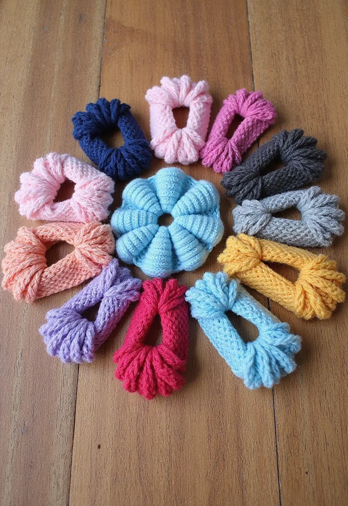 Crochet Gifts for Men: Friendly Guide to Handmade Presents with 22 Unique Ideas - 18. Crochet Hair Accessories