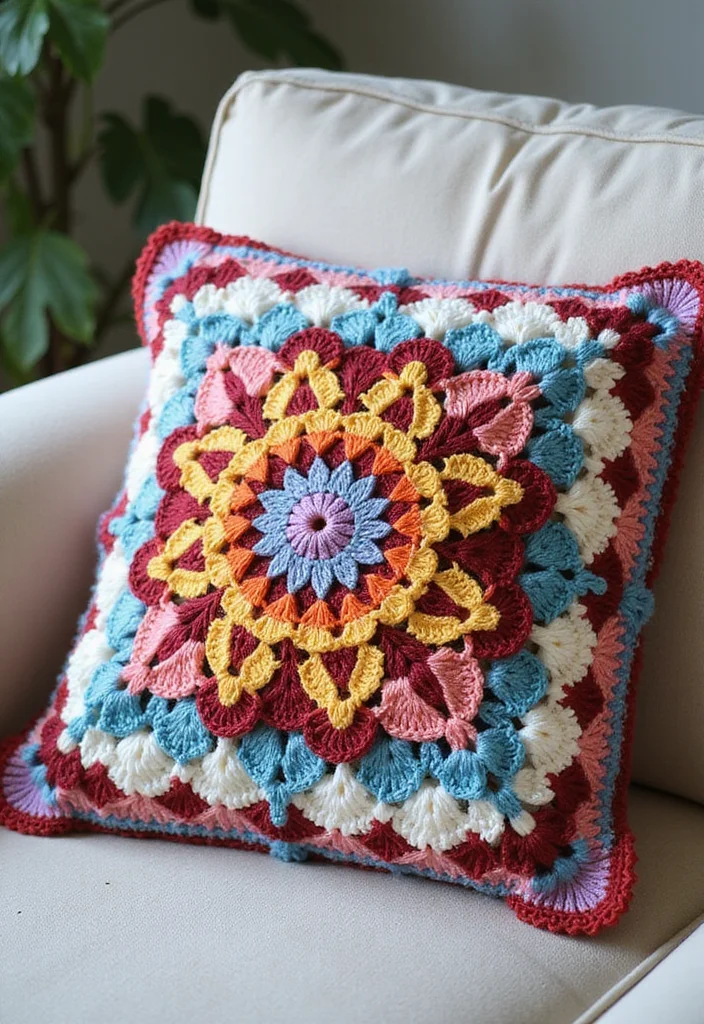 Crochet Gifts for Men: Friendly Guide to Handmade Presents with 22 Unique Ideas - 3. Decorative Pillow Covers