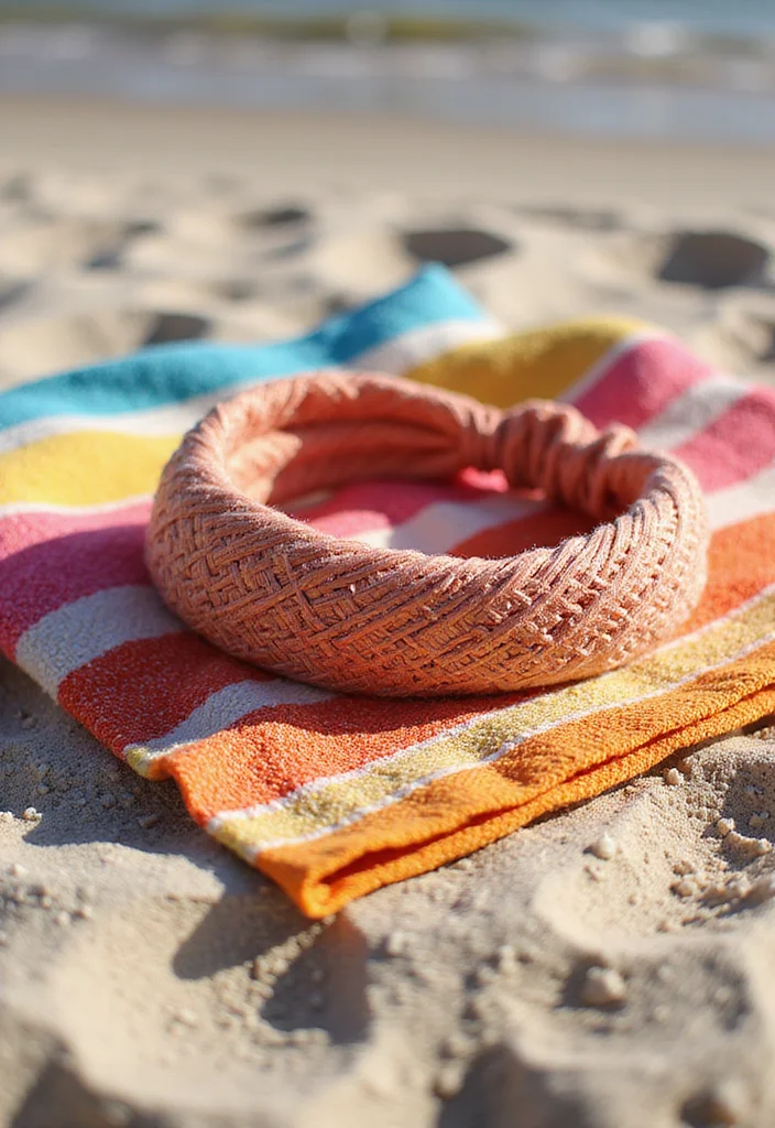 Crochet Headband Pattern Free: Easy Guide to Fun and Fashionable Headbands with 22 Beautiful Variations - 16. Beachy Woven Headband