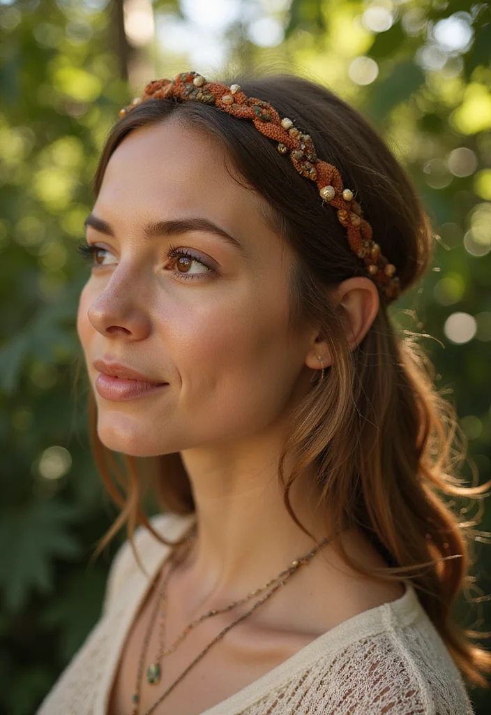 Crochet Headband Pattern Free: Easy Guide to Fun and Fashionable Headbands with 22 Beautiful Variations - 2. Boho Braided Headband