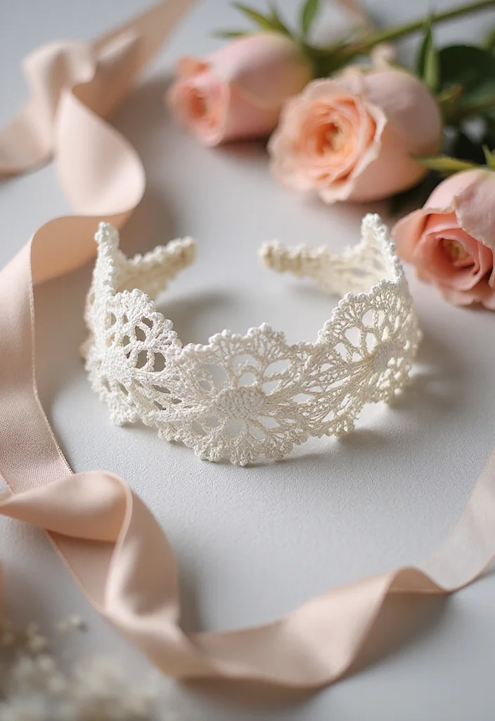 Crochet Headband Pattern Free: Easy Guide to Fun and Fashionable Headbands with 22 Beautiful Variations - 7. Lace Crochet Headband