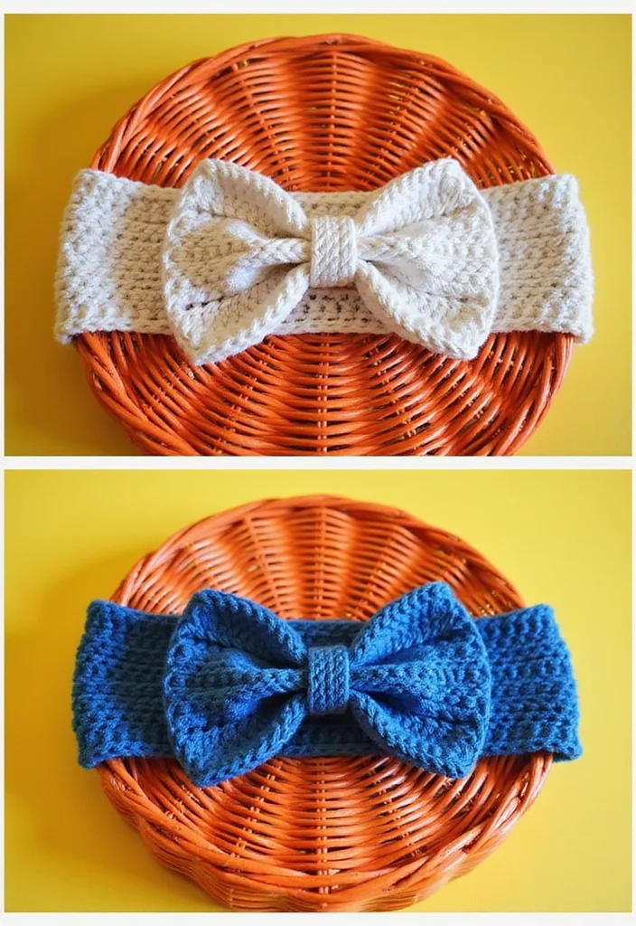 Crochet Headband Pattern Free: Easy Guide to Fun and Fashionable Headbands with 22 Beautiful Variations - 8. Reversible Headband