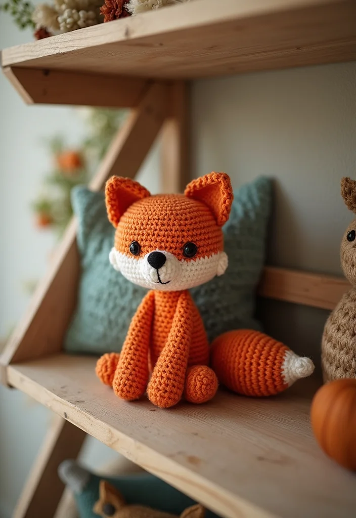 Crochet Lovey Free Pattern: Step-by-Step Guide to Sweet Comfort Items with 22 Inspiring Designs - 12. Cute Fox Lovey