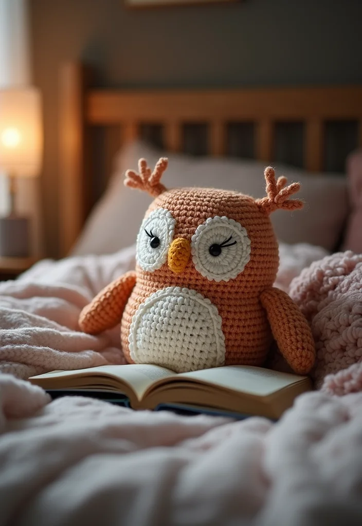 Crochet Lovey Free Pattern: Step-by-Step Guide to Sweet Comfort Items with 22 Inspiring Designs - 17. Sweet Owl Lovey