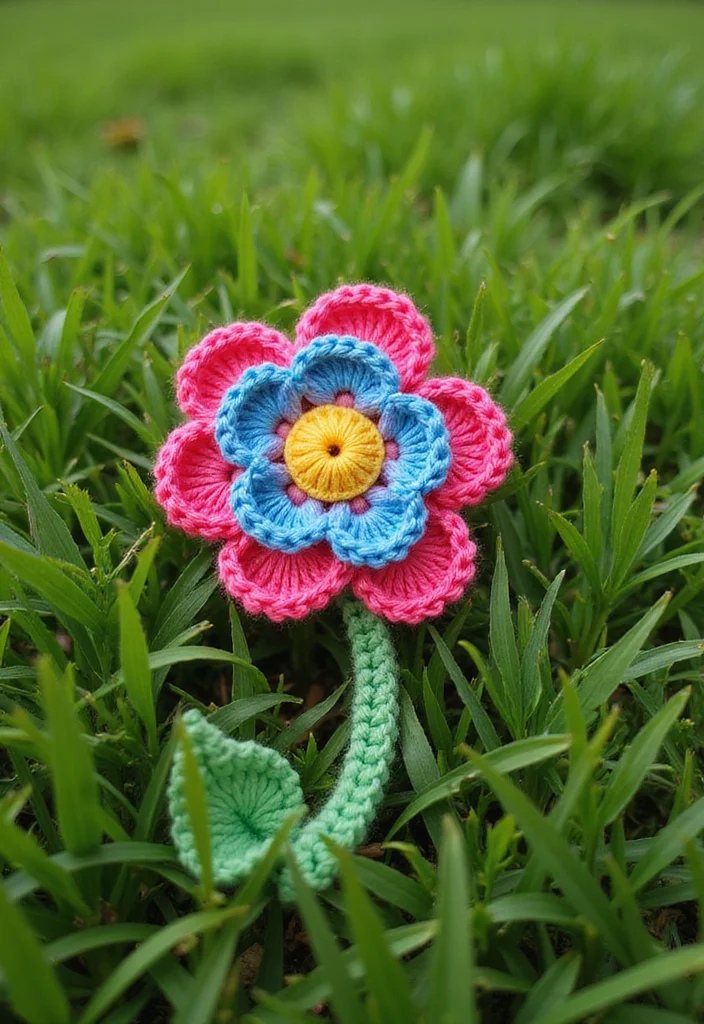 Crochet Lovey Free Pattern: Step-by-Step Guide to Sweet Comfort Items with 22 Inspiring Designs - 6. Flower Power Lovey