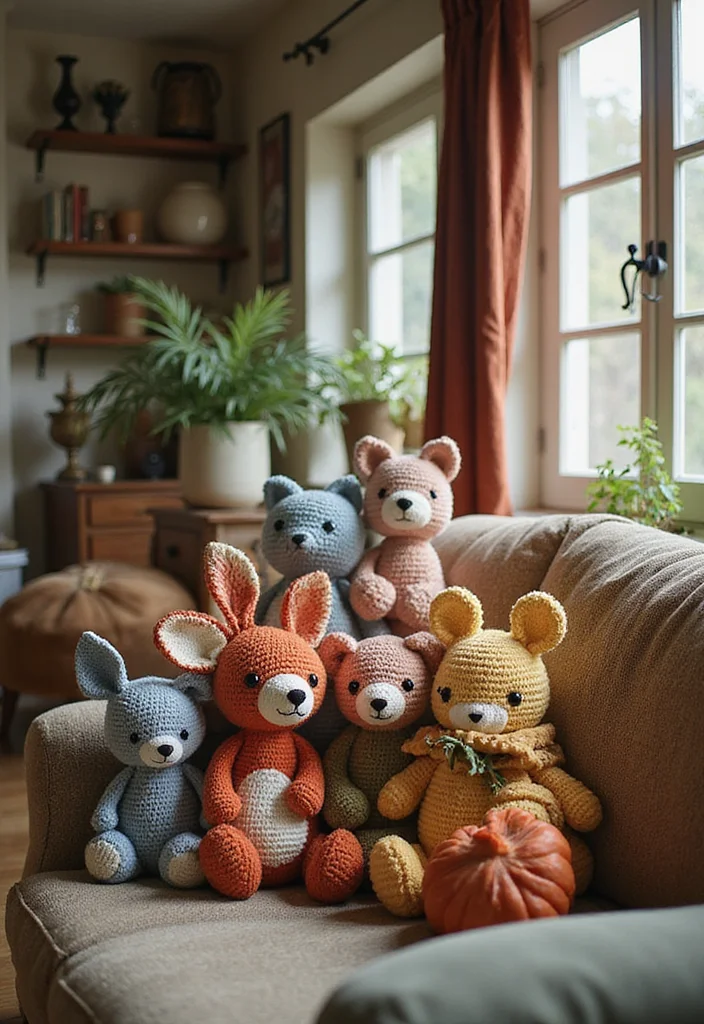 Crochet Plushies Pattern Free: Easy Guide to Creating Cute Plushies with 22 Fun Designs - 17. Charming Woodland Animals