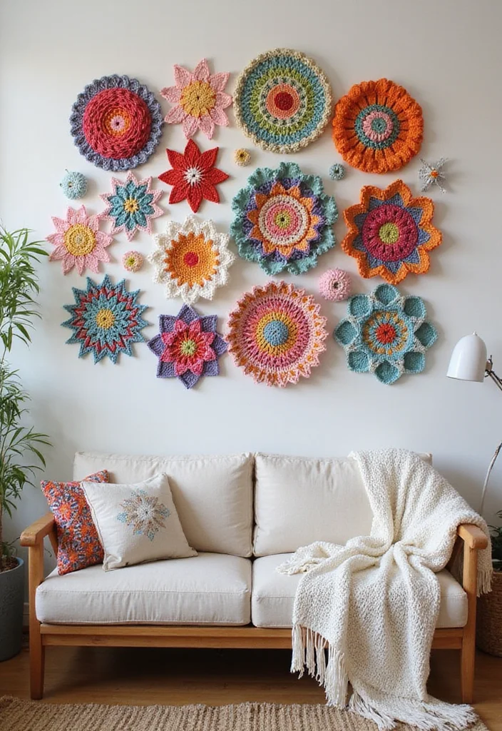 Crochet Plushies Pattern Free: Easy Guide to Creating Cute Plushies with 22 Fun Designs - 22. Whimsical Wall Hangings