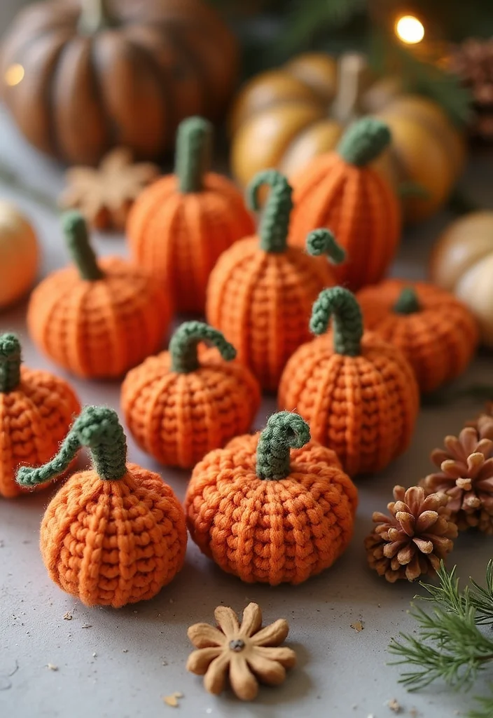 Crochet Pumpkin Free Pattern: Festive Guide for Halloween and Autumn Projects with 22 Ideas - 18. Crochet Pumpkin Stocking Stuffers
