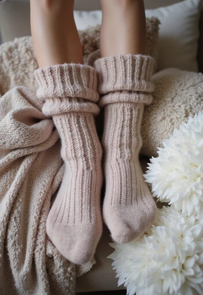 Crochet Socks Free Pattern: Easy Guide to Handmade Socks with 22 Fun Designs - 12. Super Soft Slouchy Socks