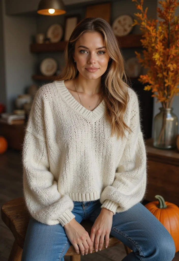 Crochet Top Pattern Free: Stylish Guide to Handmade Tops with 22 Unique Designs - 3. Cozy Oversized Sweater