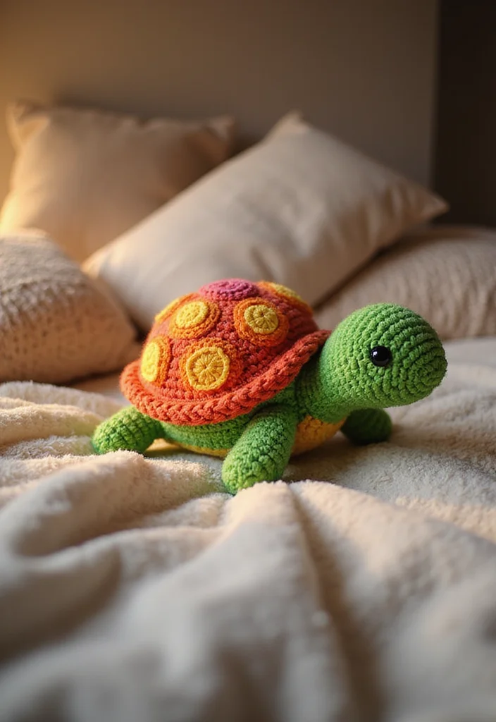 Crochet Turtle Pattern Free: Step-by-Step Guide to Charming Turtle Designs with 22 Inspirations - 16. Crochet Turtle Soft Toy