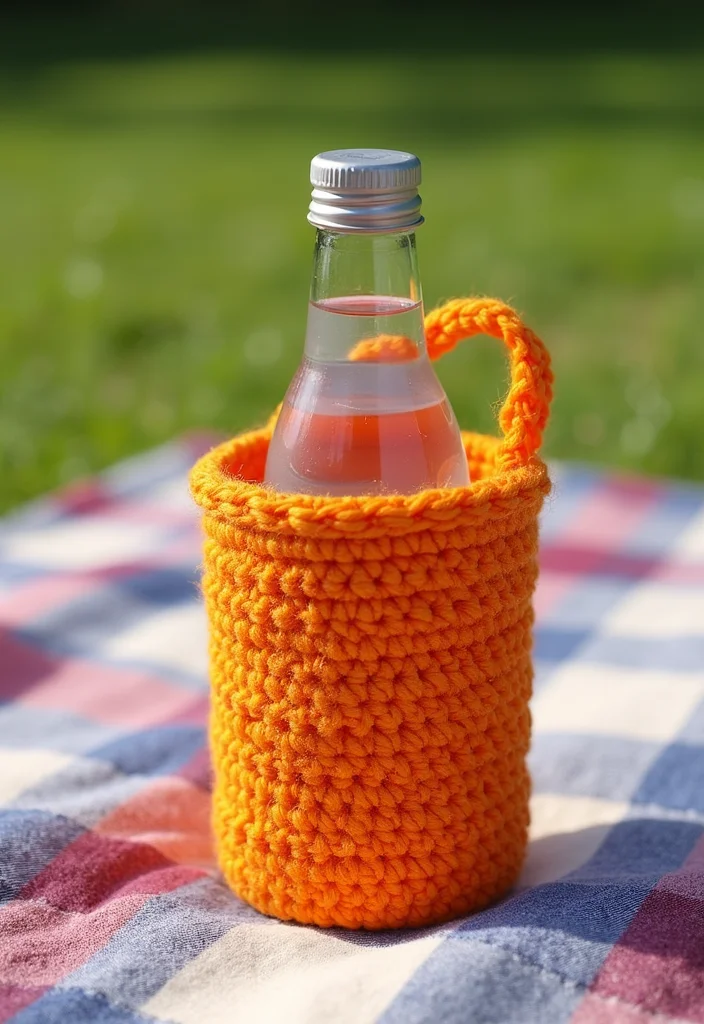 Crochet Water Bottle Holder: Handy and Stylish Holders with 22 Creative Ideas - 1. The Classic Tote Style