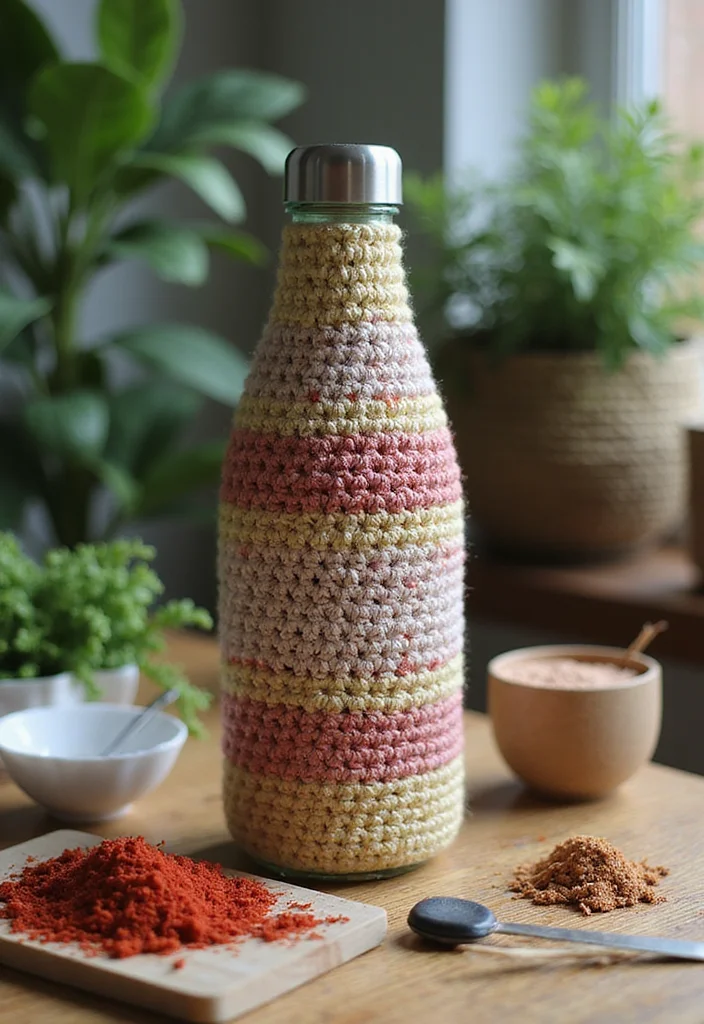 Crochet Water Bottle Holder: Handy and Stylish Holders with 22 Creative Ideas - 19. Eco-Conscious Dyes