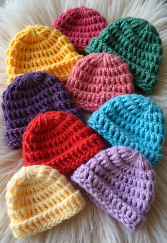 Cute Things to Crochet: Fun Guide for Adorable Creations - 12. Whimsical Crochet Hats