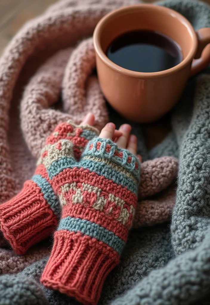 Cute Things to Crochet: Fun Guide for Adorable Creations - 13. Cute Crochet Fingerless Gloves