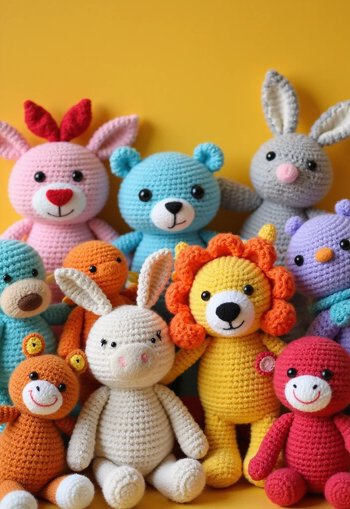 Cute Things to Crochet: Fun Guide for Adorable Creations - 14. Adorable Crochet Toys