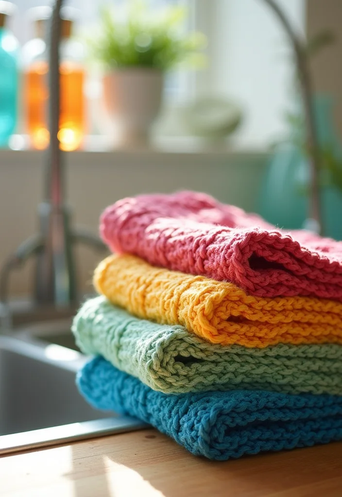 Easy Beginner Crochet Patterns: Friendly Guide to Start Crafting with 22 Fun Projects - 4. Easy Crochet Dishcloths