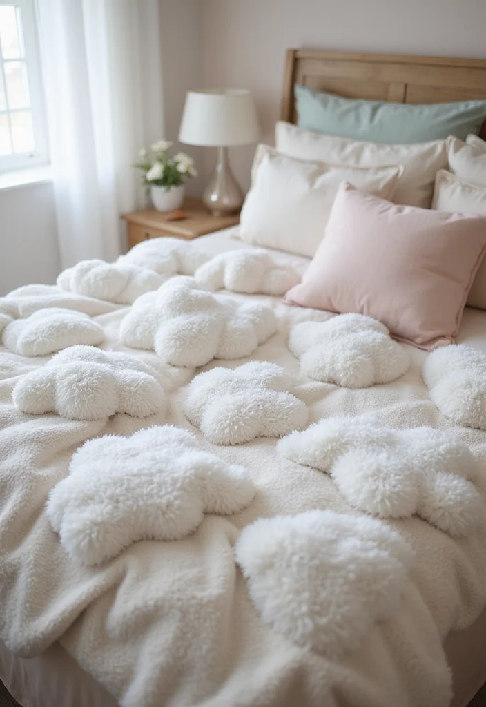 Easy Crochet Baby Blanket: Simple Step-by-Step Guide with 22 Cozy Designs - 18. Cozy Cloud Blanket