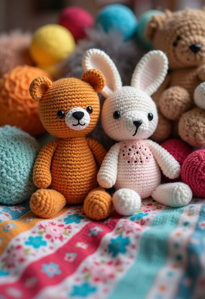 Easy Things to Crochet: Beginner-Friendly Guide with 22 Fun and Simple Projects - 7. Adorable Crochet Animals