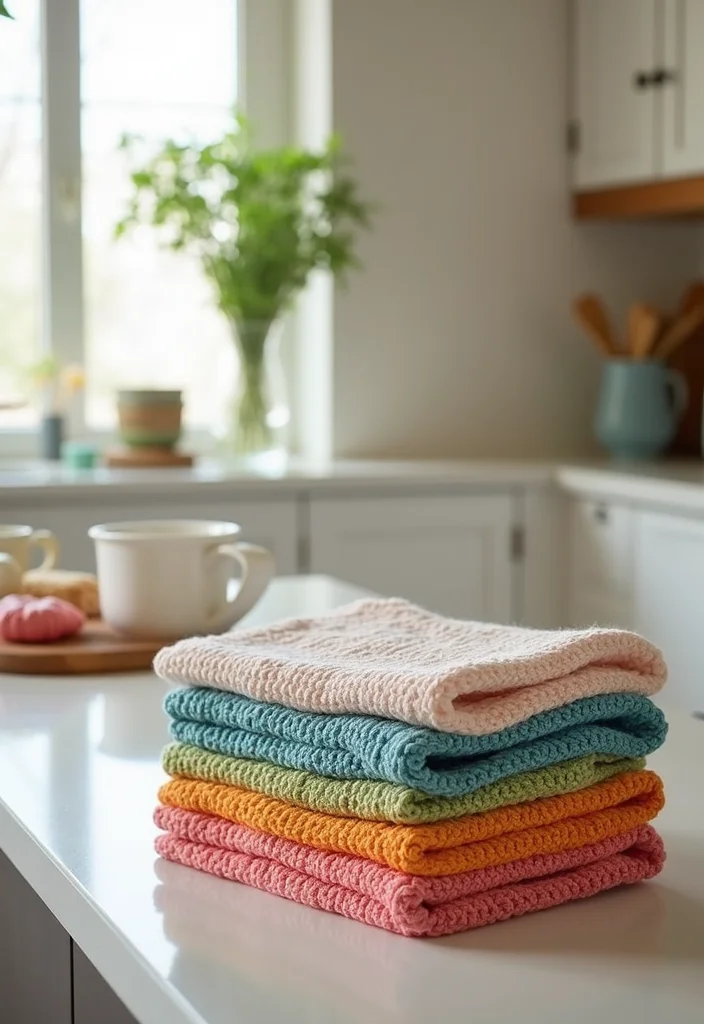 Easy Things to Crochet: Beginner-Friendly Guide with 22 Fun and Simple Projects - 8. Simple Dishcloths