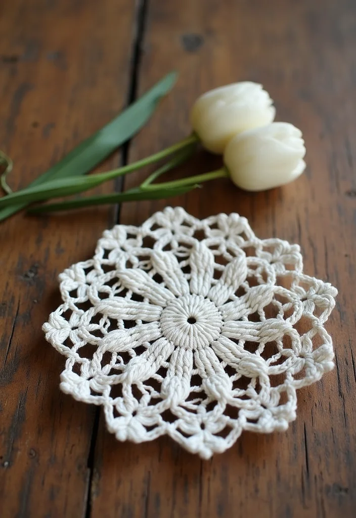Free Crochet Doily Patterns: Step-by-Step Guide to Classic Doilies with 22 Creative Ideas - 16. Doily Hair Accessories
