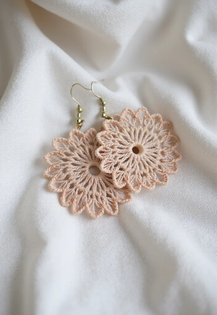 Free Crochet Doily Patterns: Step-by-Step Guide to Classic Doilies with 22 Creative Ideas - 22. Doily Jewelry