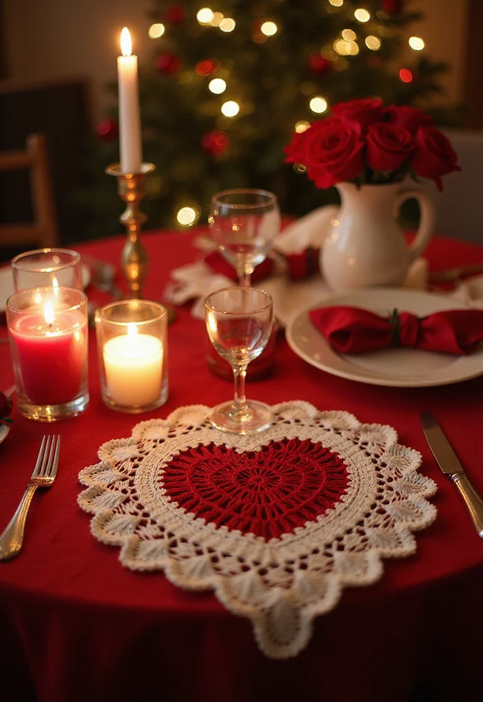 Free Crochet Doily Patterns: Step-by-Step Guide to Classic Doilies with 22 Creative Ideas - 5. Heart-Shaped Doily