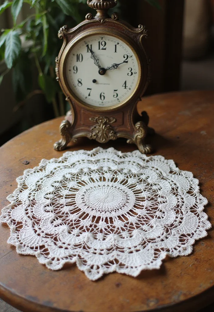 Free Crochet Doily Patterns: Step-by-Step Guide to Classic Doilies with 22 Creative Ideas - 6. Vintage Lace Doily