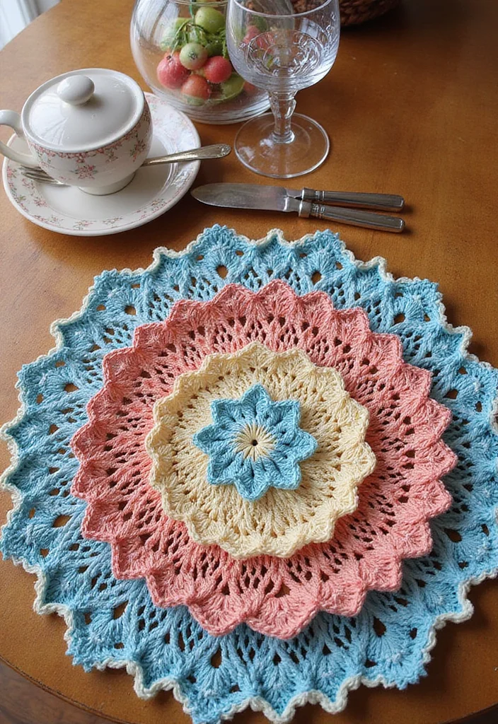 Free Crochet Doily Patterns: Step-by-Step Guide to Classic Doilies with 22 Creative Ideas - 7. Multi-Layered Doily