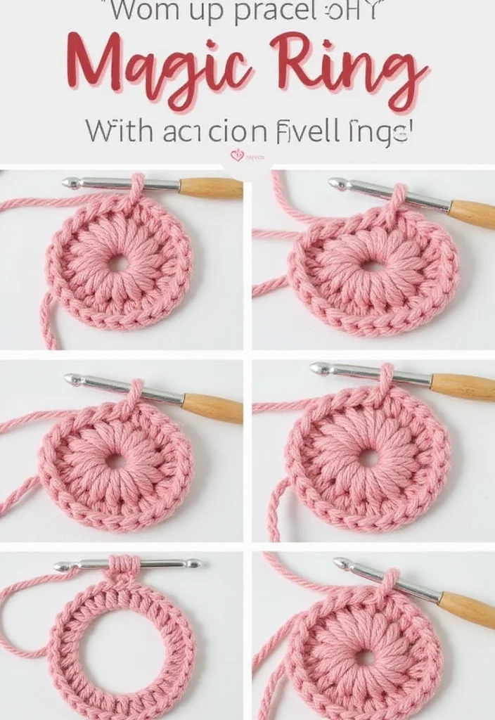 Magic Ring Crochet Tutorial: Detailed Guide for Perfect Starting Rings with 22 Practical Tips - 11. Maintaining Consistent Tension