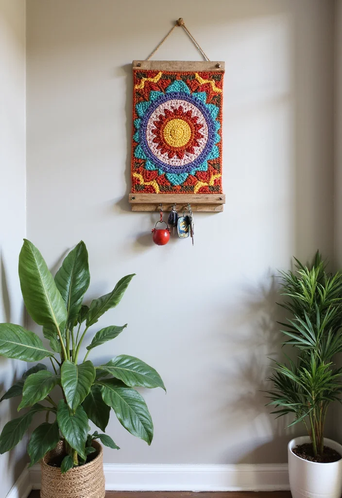 Mosaic Crochet Patterns Free: Easy Guide for Colorful Projects - 21. Mosaic Crochet Key Holders