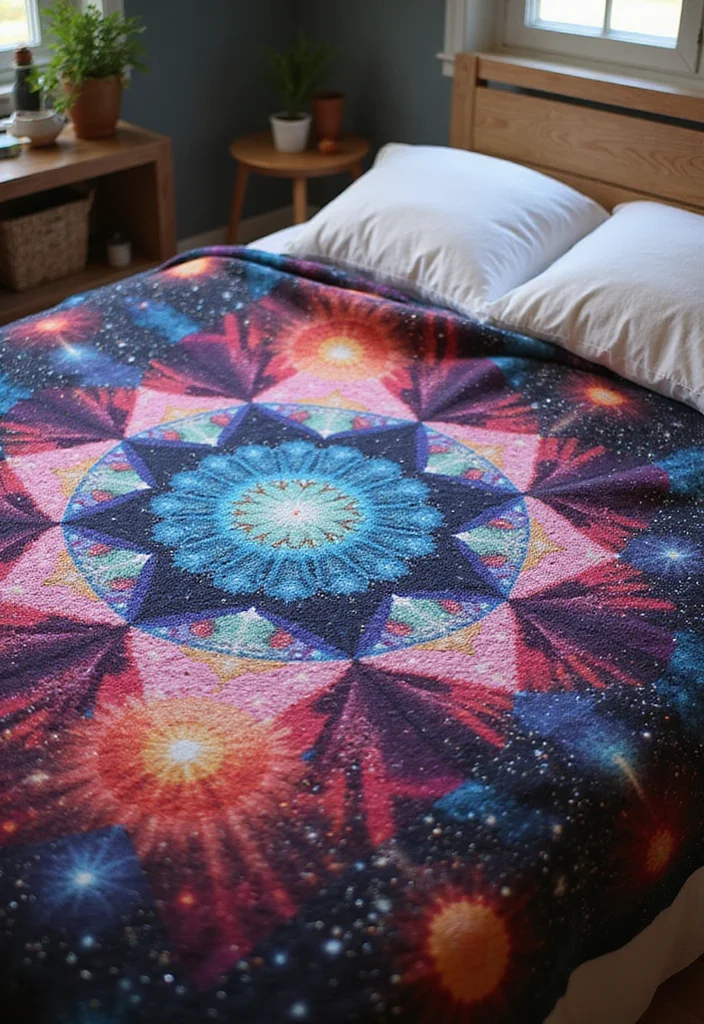 Star Blanket Crochet Pattern: Complete Guide to Celestial-Inspired Blankets with 22 Ideas - 11. Celestial Patchwork Blanket