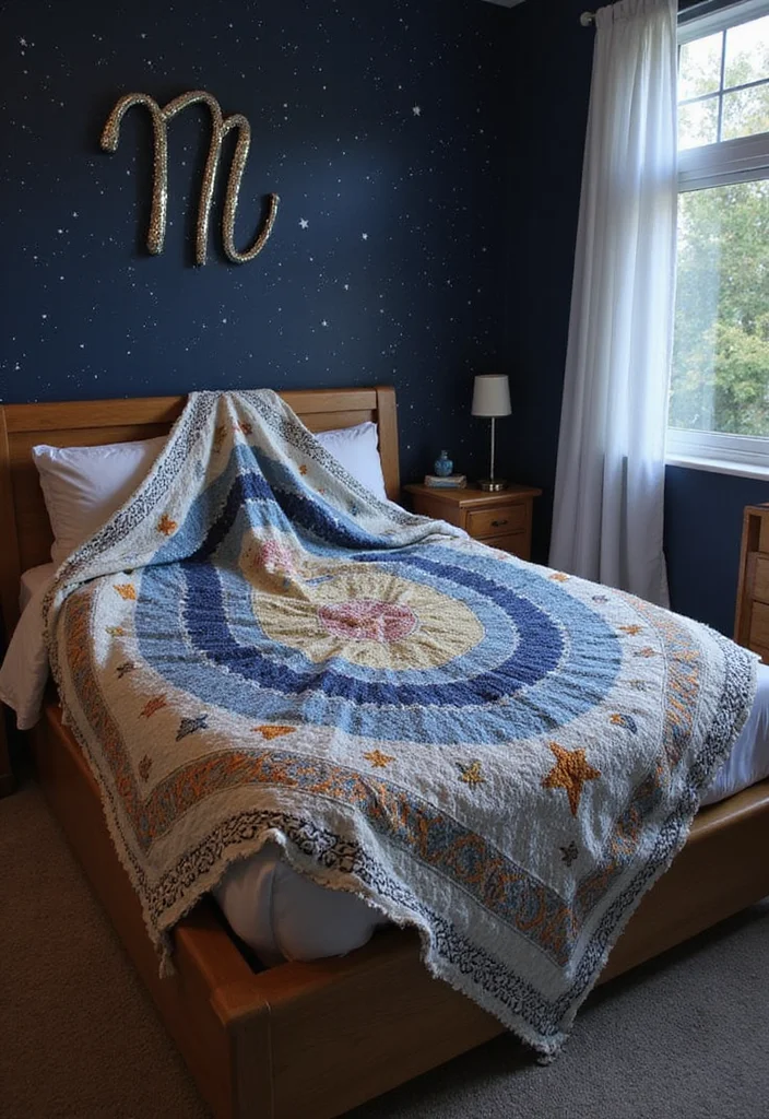 Star Blanket Crochet Pattern: Complete Guide to Celestial-Inspired Blankets with 22 Ideas - 13. Zodiac Sign Blankets