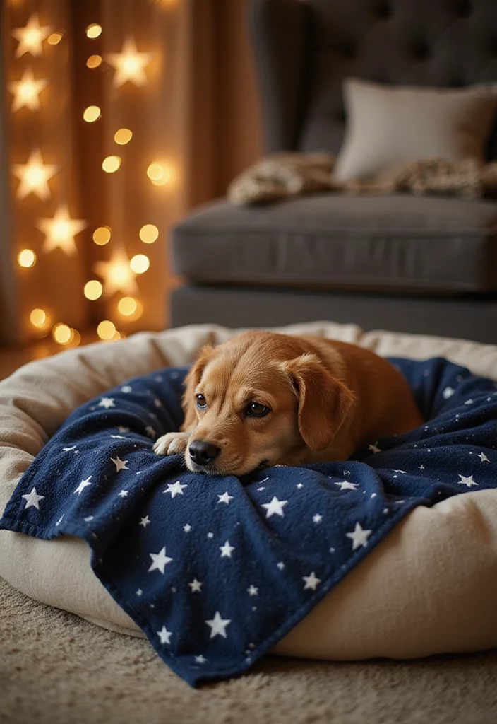 Star Blanket Crochet Pattern: Complete Guide to Celestial-Inspired Blankets with 22 Ideas - 15. Celestial Pet Blanket
