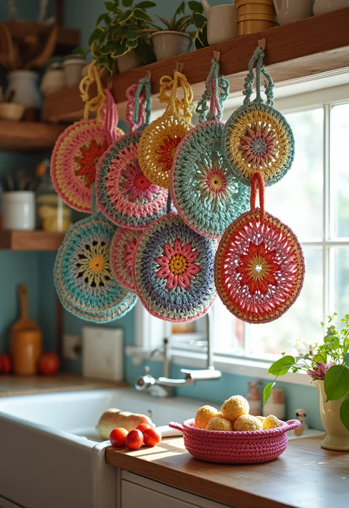 Tapestry Crochet Patterns Charts: Friendly Guide to Colorwork Projects with 22 Practical Examples - 12. Functional Pot Holders