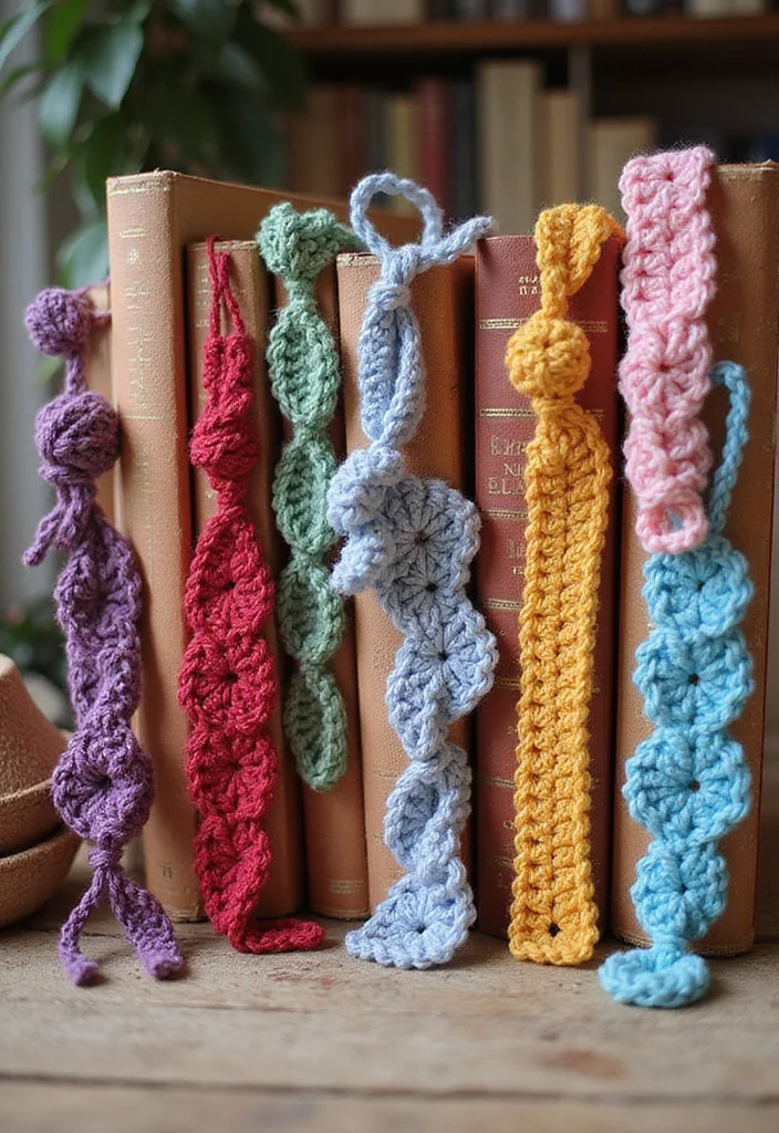 Tapestry Crochet Patterns Charts: Friendly Guide to Colorwork Projects with 22 Practical Examples - 15. Crochet Bookmarks