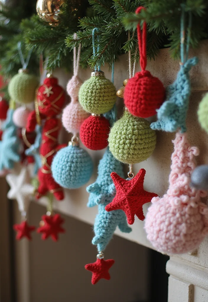 Tapestry Crochet Patterns Charts: Friendly Guide to Colorwork Projects with 22 Practical Examples - 18. Holiday Ornaments