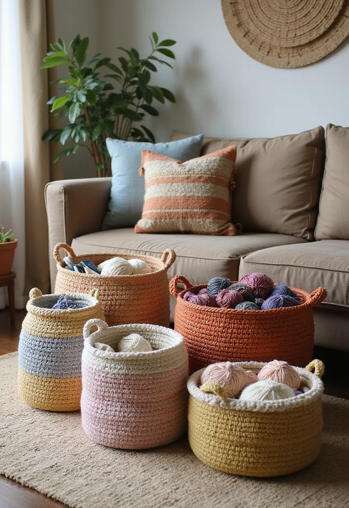 Tapestry Crochet Patterns Charts: Friendly Guide to Colorwork Projects with 22 Practical Examples - 9. Eye-Catching Baskets